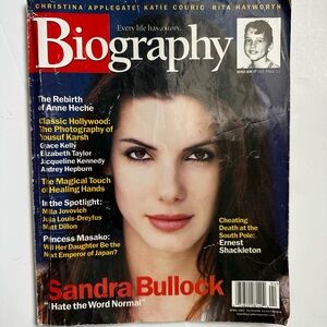 Biography Magazine Featuring Sandra Bullock